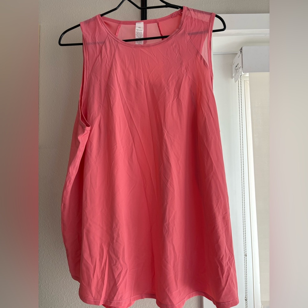 lululemon athletica Coral Pink Sleeveless Performance Tank